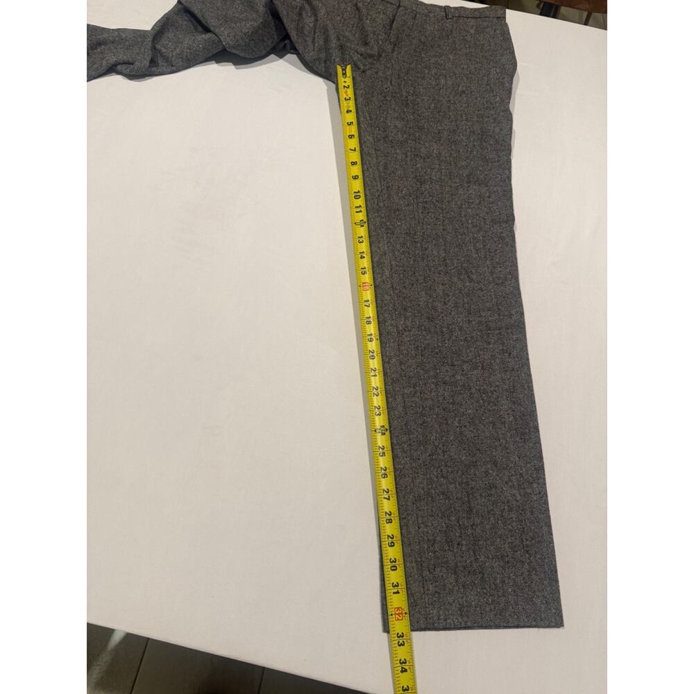 Banana Republic mens tailored slim fit dress pants 33x34 gray Poly Wool - Picture 6 of 10